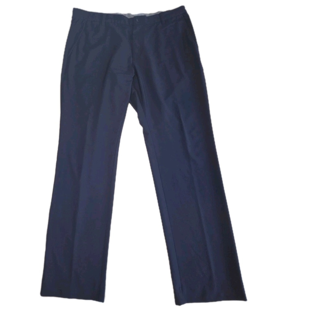 FOOTJOY FJ Tour Performance Golf Pants Mens 40x32 Blue Flat Front Stretch Poly